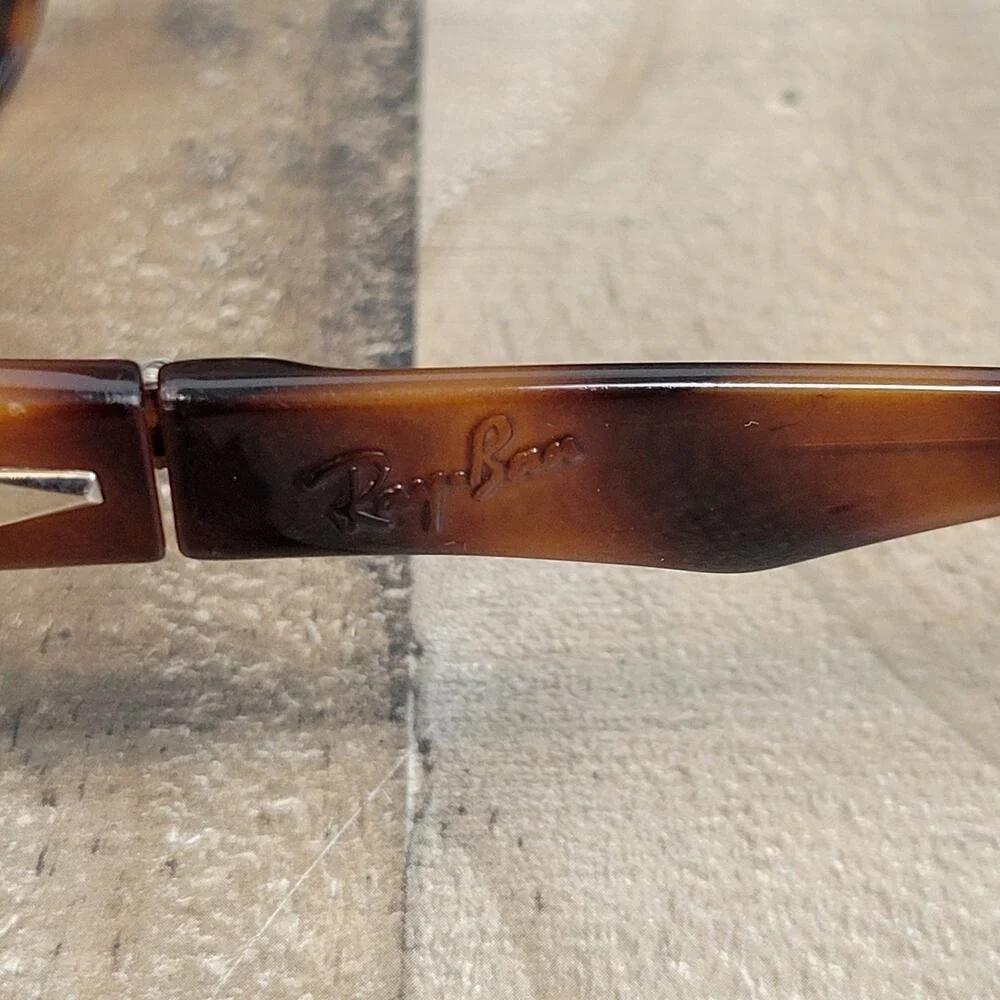 Vintage B&L Ray Ban Sleek Tortoise G15 Outsider Sport Round Sunglasses‎ W2755